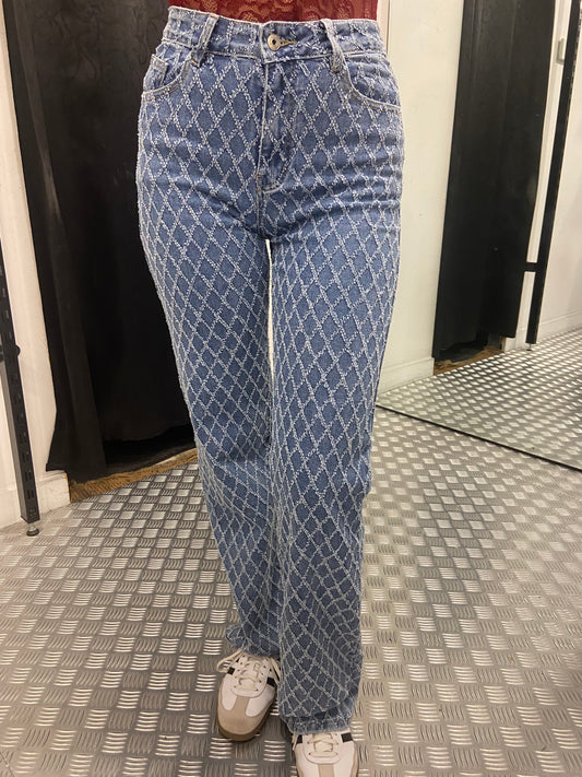 Blue strine wide leg HM