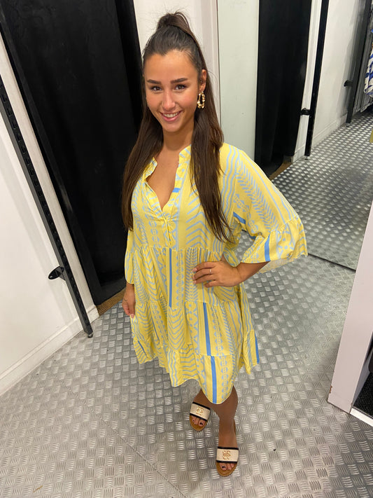 Ibiza yellow dress