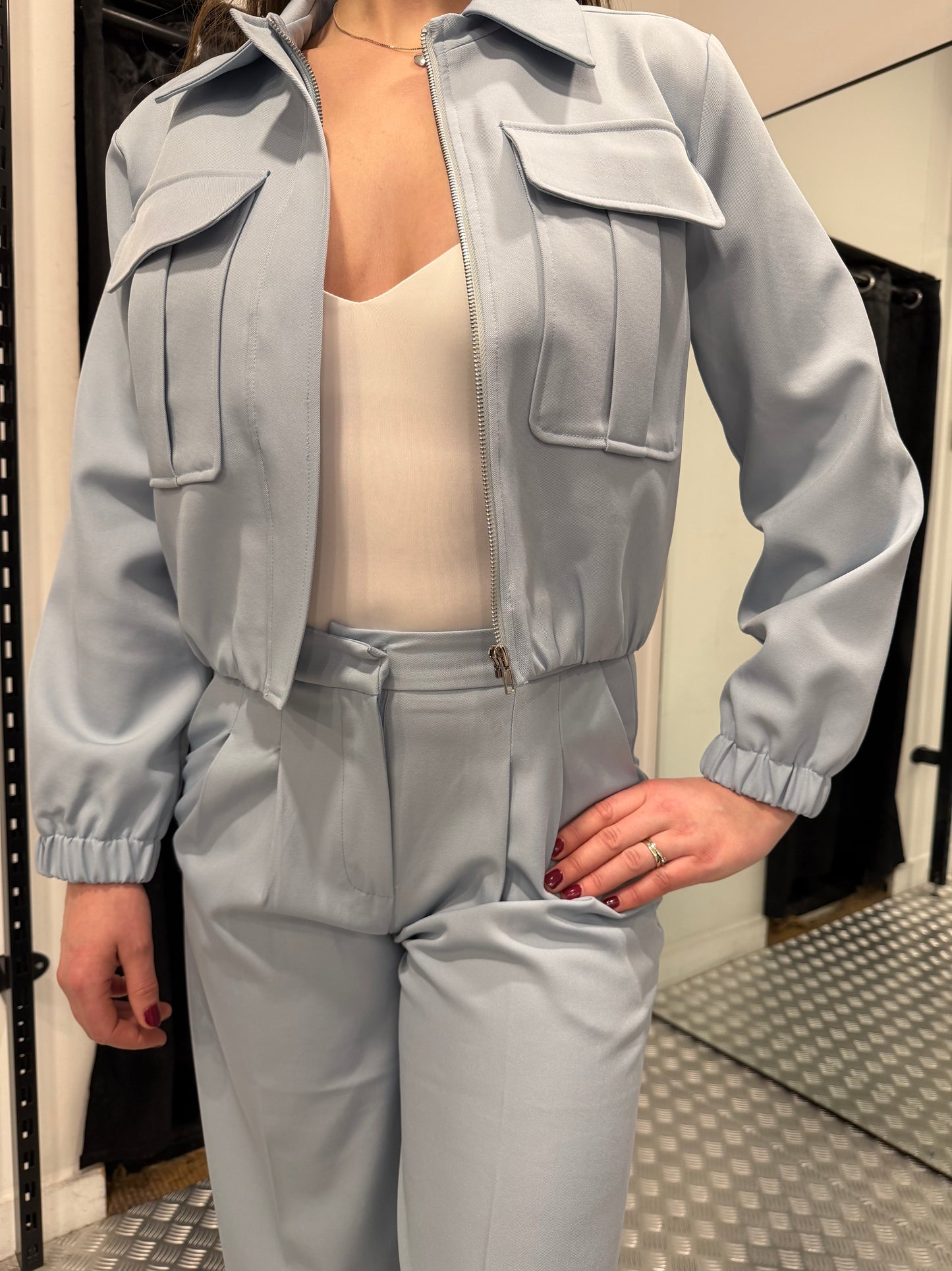 Blue classic pantalon