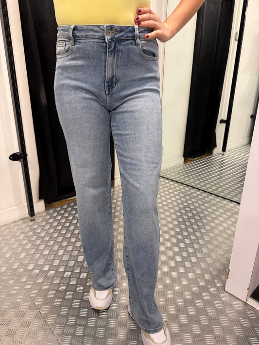 Wide leg tall denim