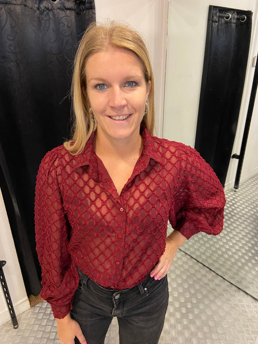 Bordeaux amaya blouse