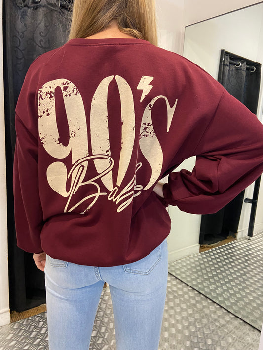90's babe sweater