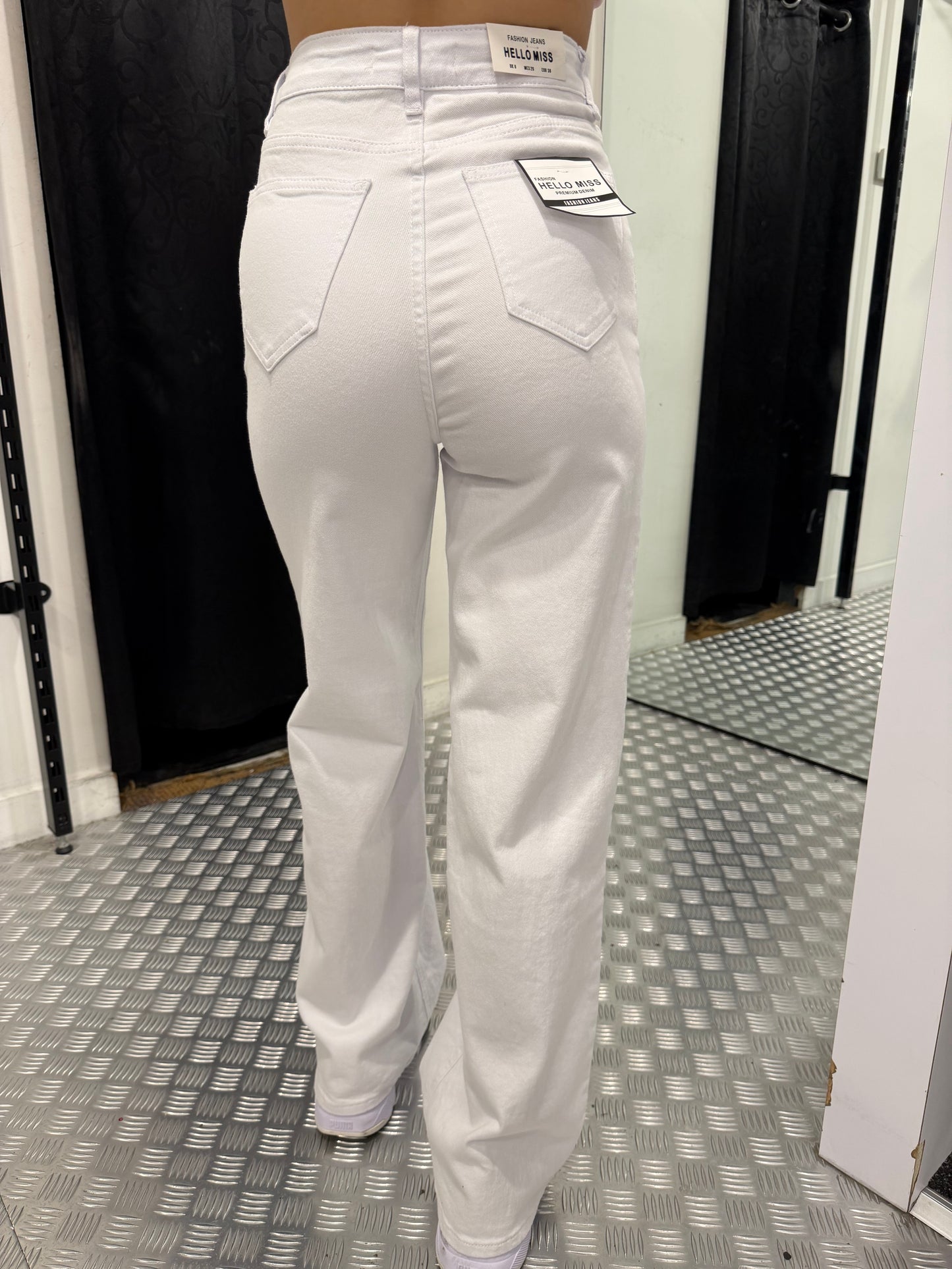 White wide leg HM