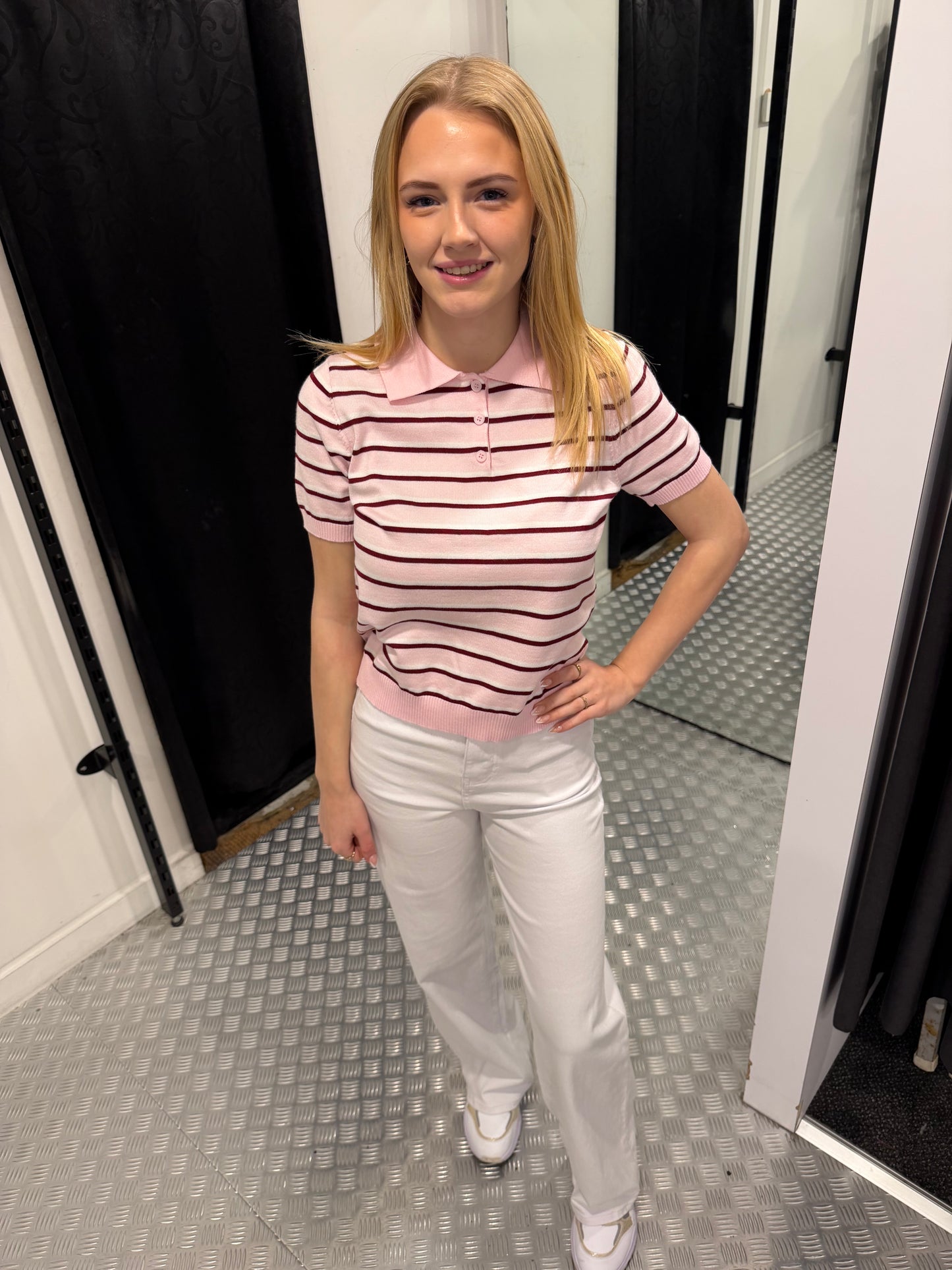 White wide leg HM