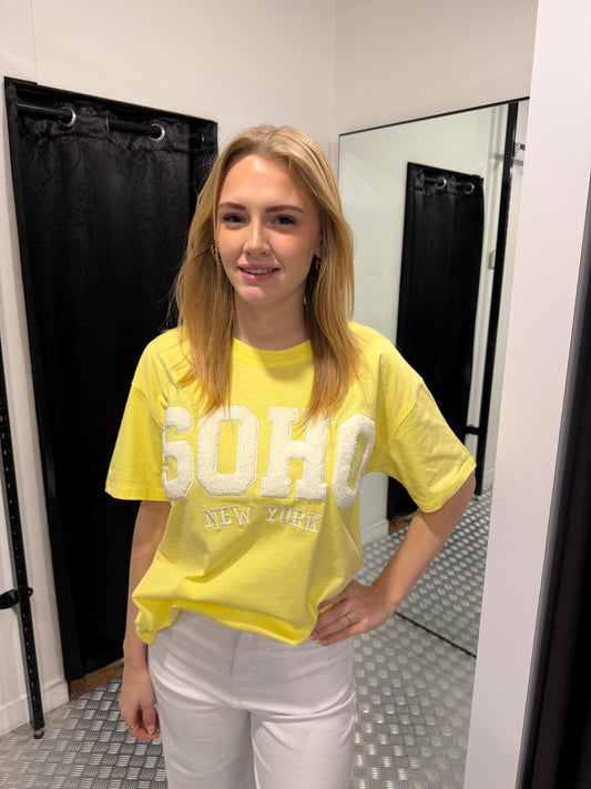 Geel SOHO tshirt