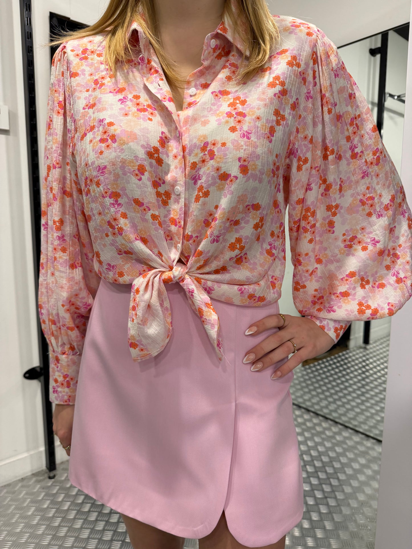 Roze skort unika