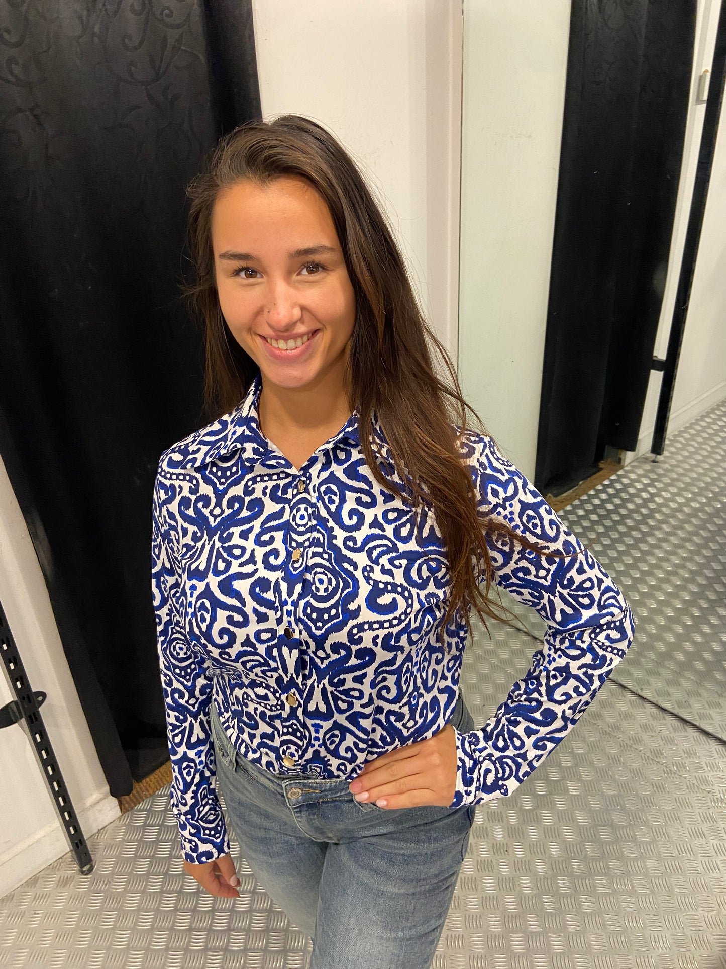 Blue travelblouse by swan