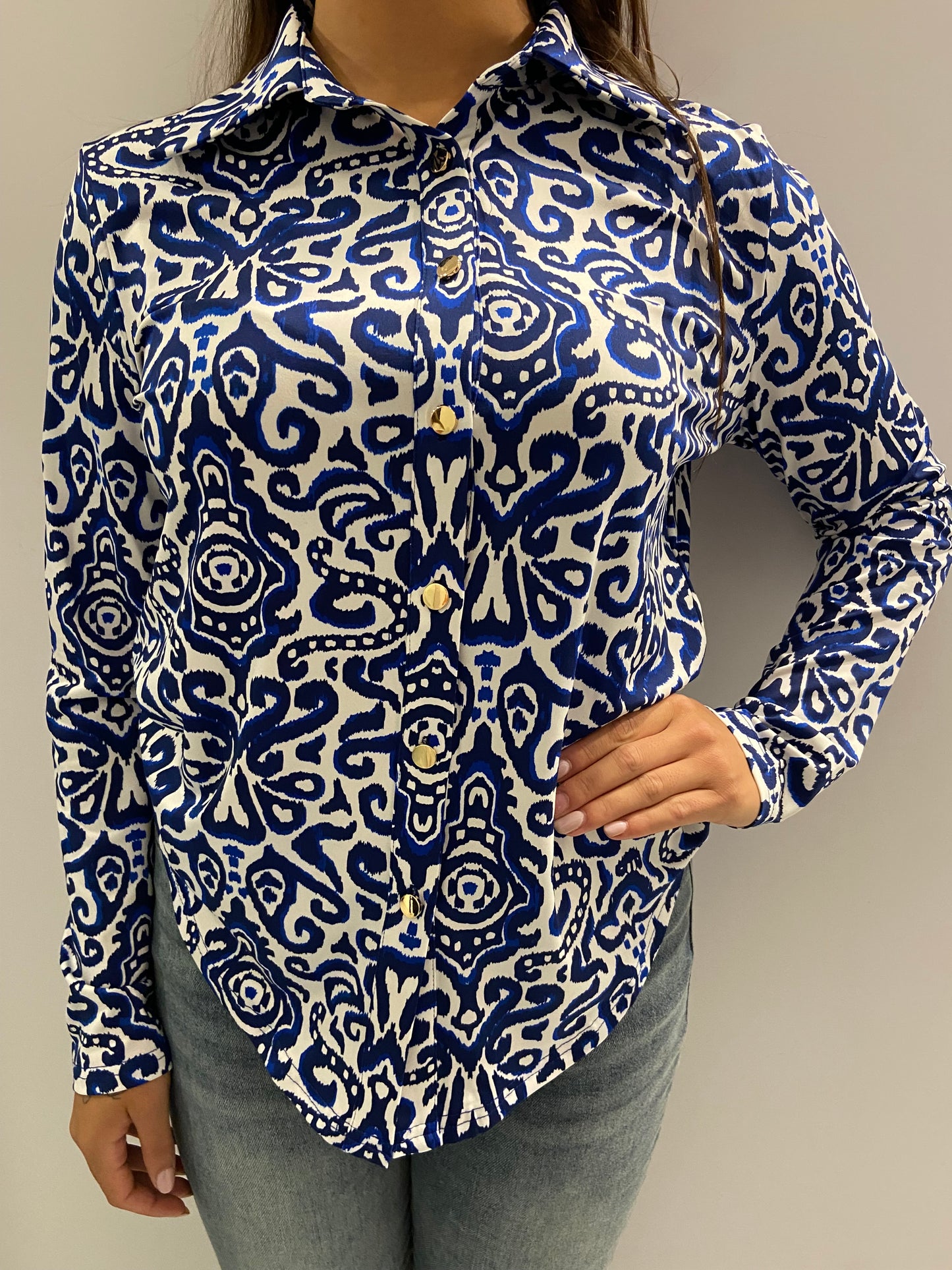 Blue travelblouse by swan