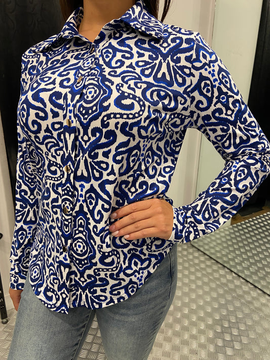 Blue travelblouse by swan