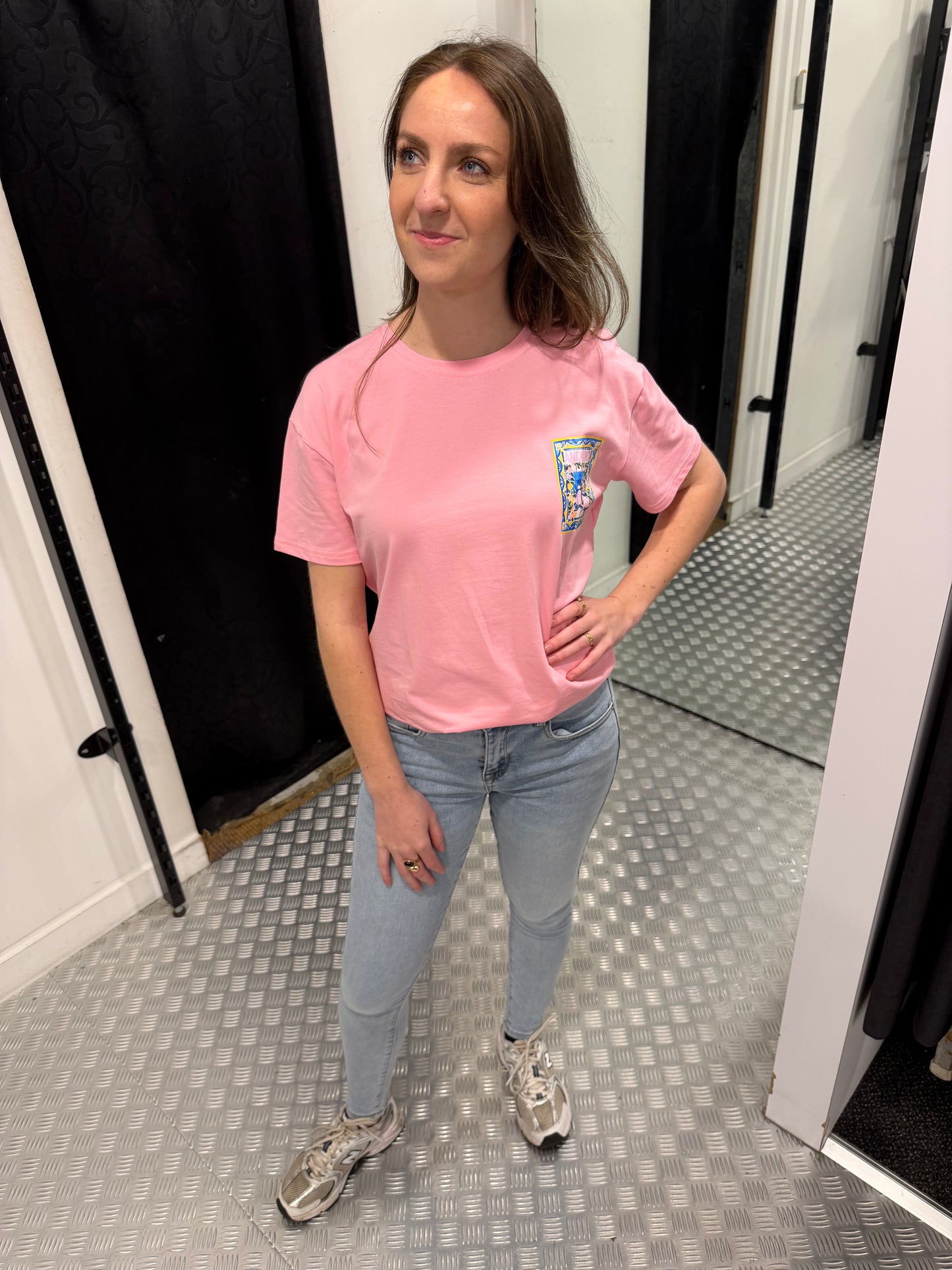 Andiamo summer roze tshirt