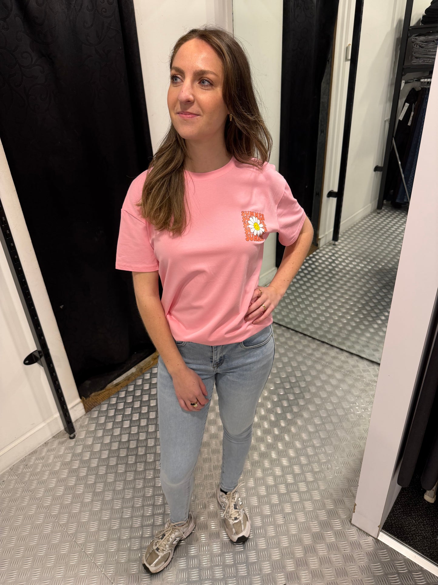 Summer roze tshirt