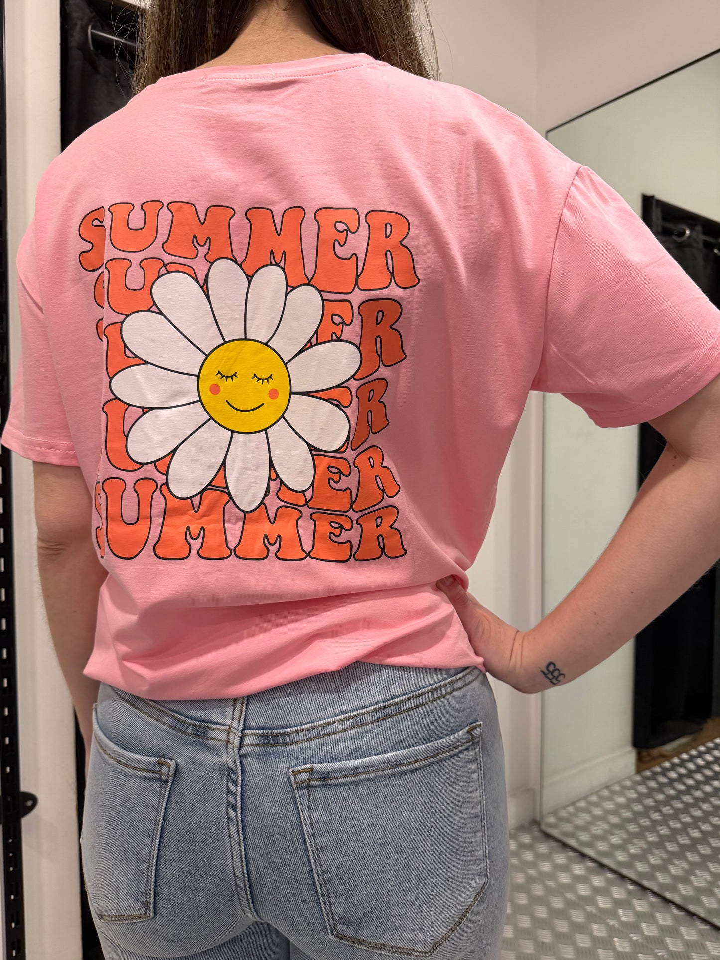 Summer roze tshirt
