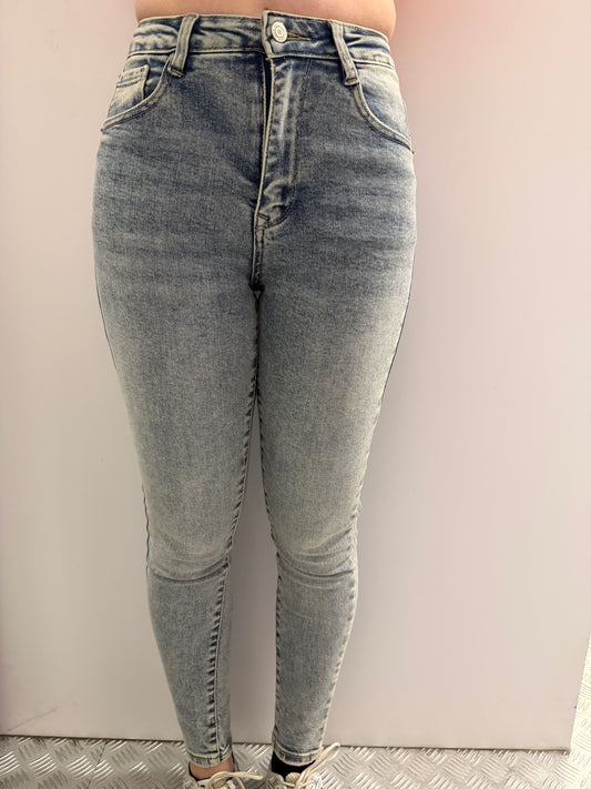 Medium denim laulia skinny