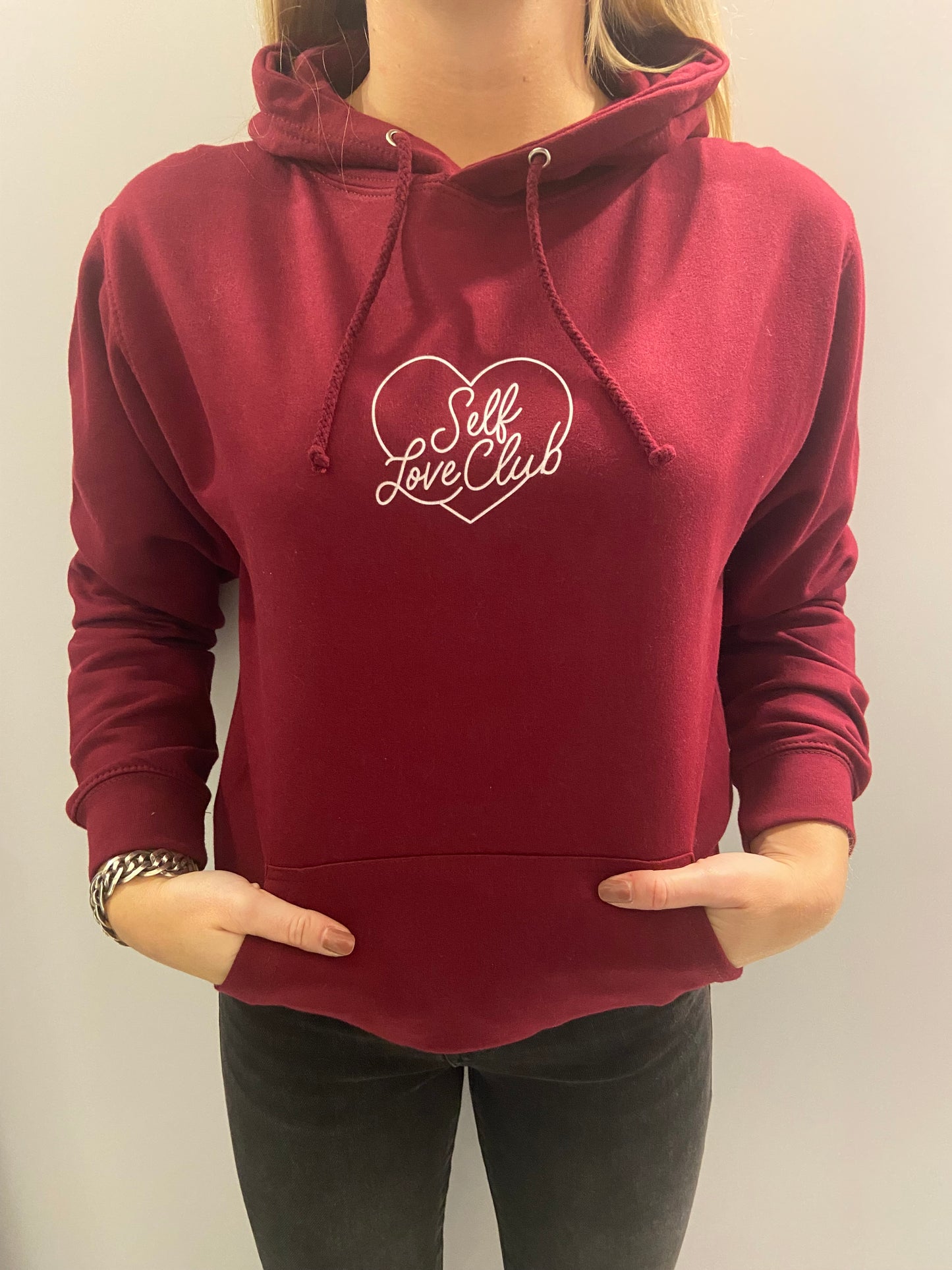 Bordeaux Self love hoodie