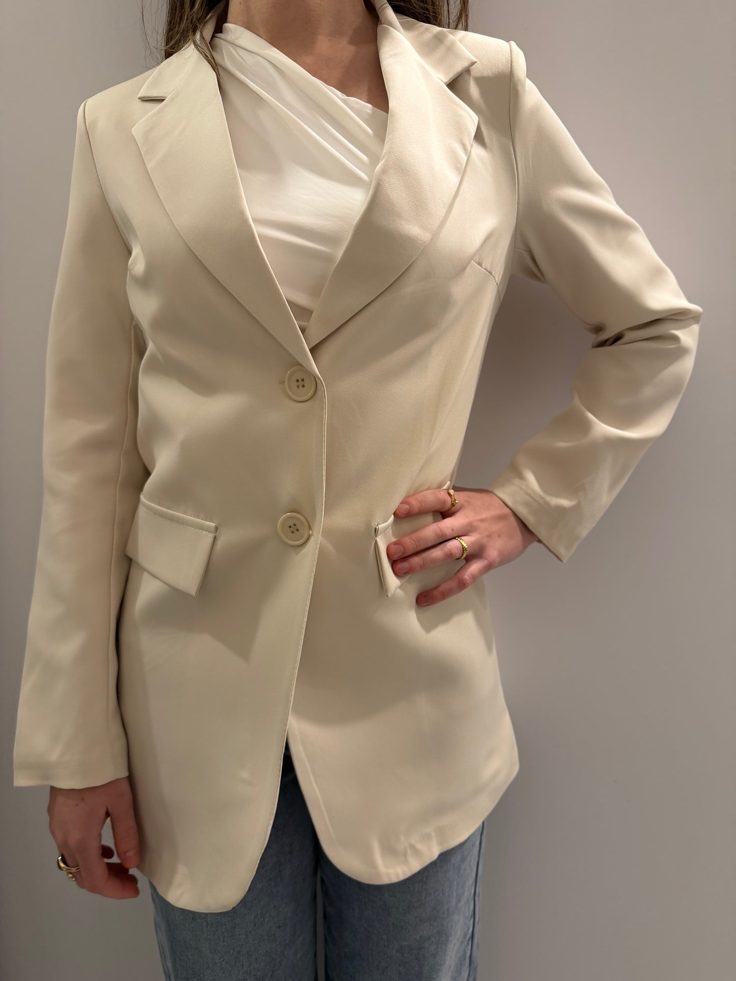 Beige blazer