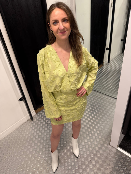 Green hearts spring dress ivivi