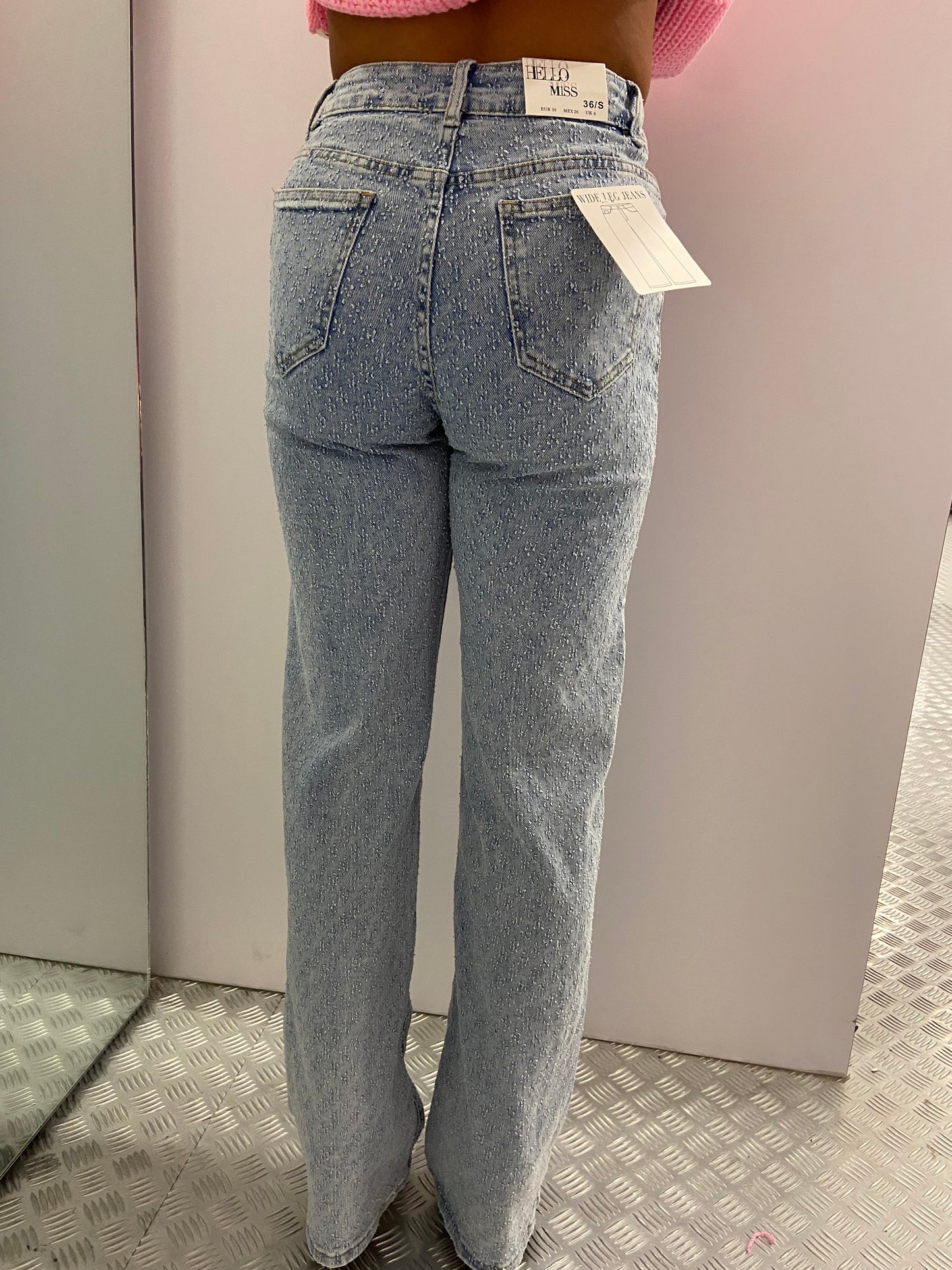 Strine wide leg jeans HM
