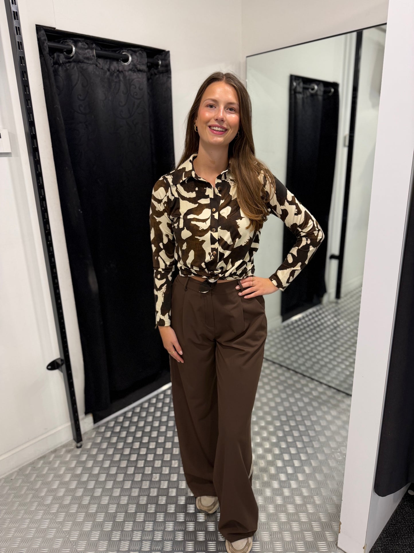 Sienna coffee blouse by swan
