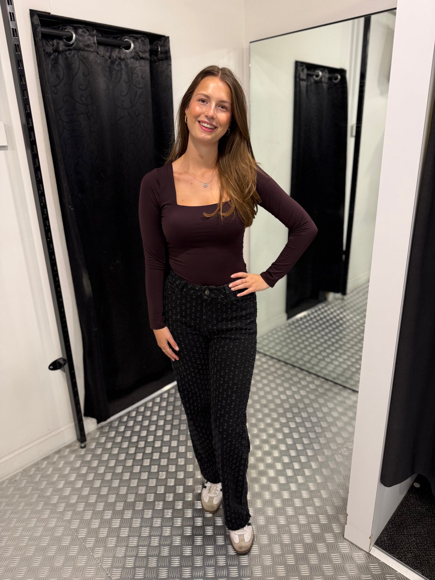 Black strine jeans HM
