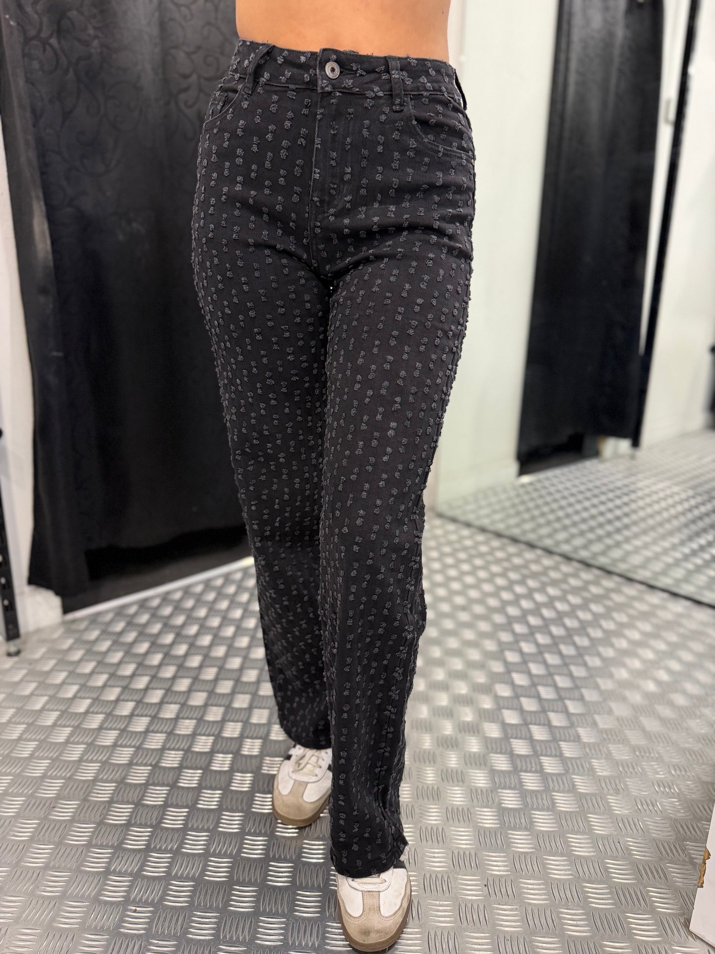 Black strine jeans HM