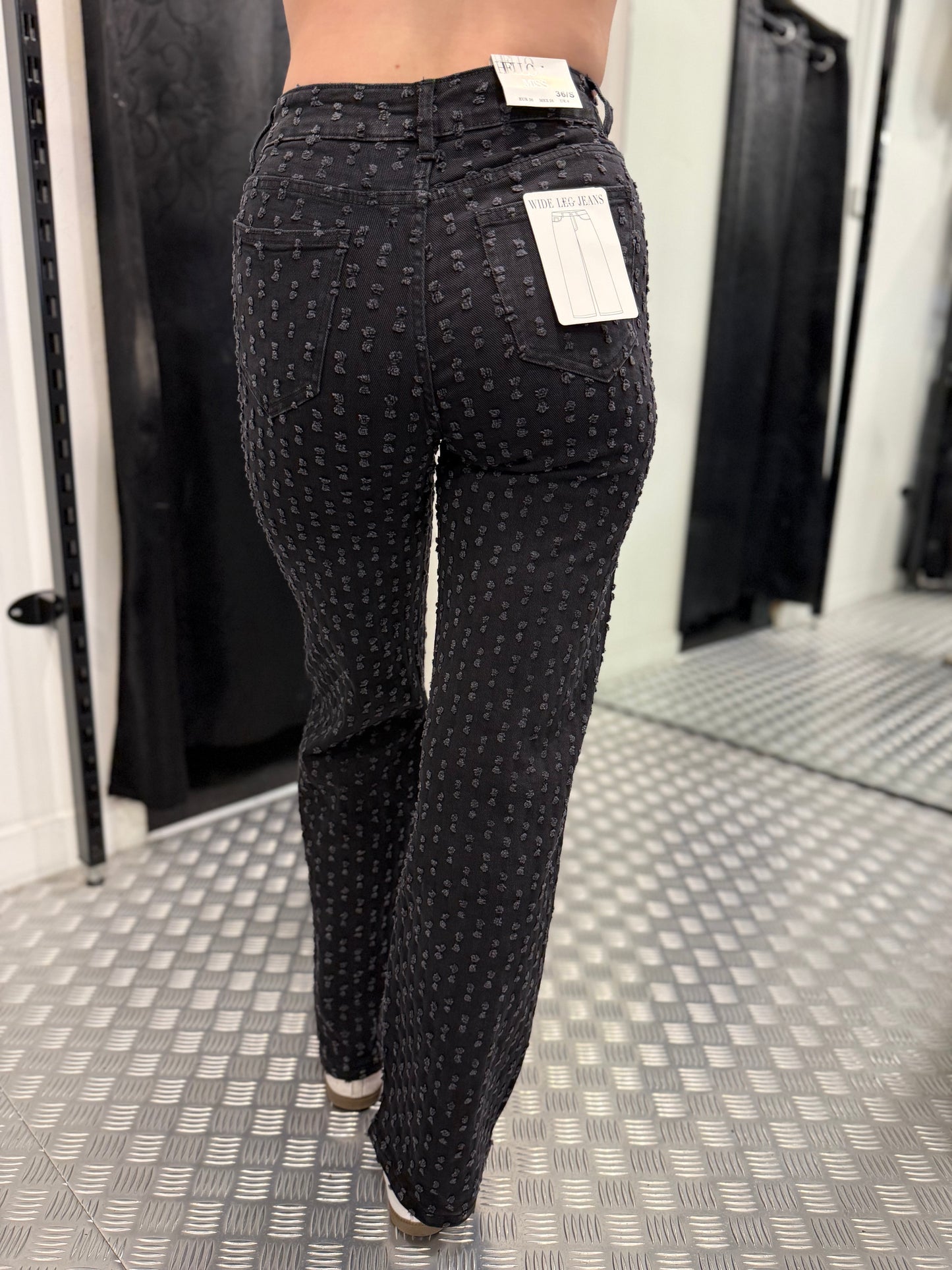 Black strine jeans HM