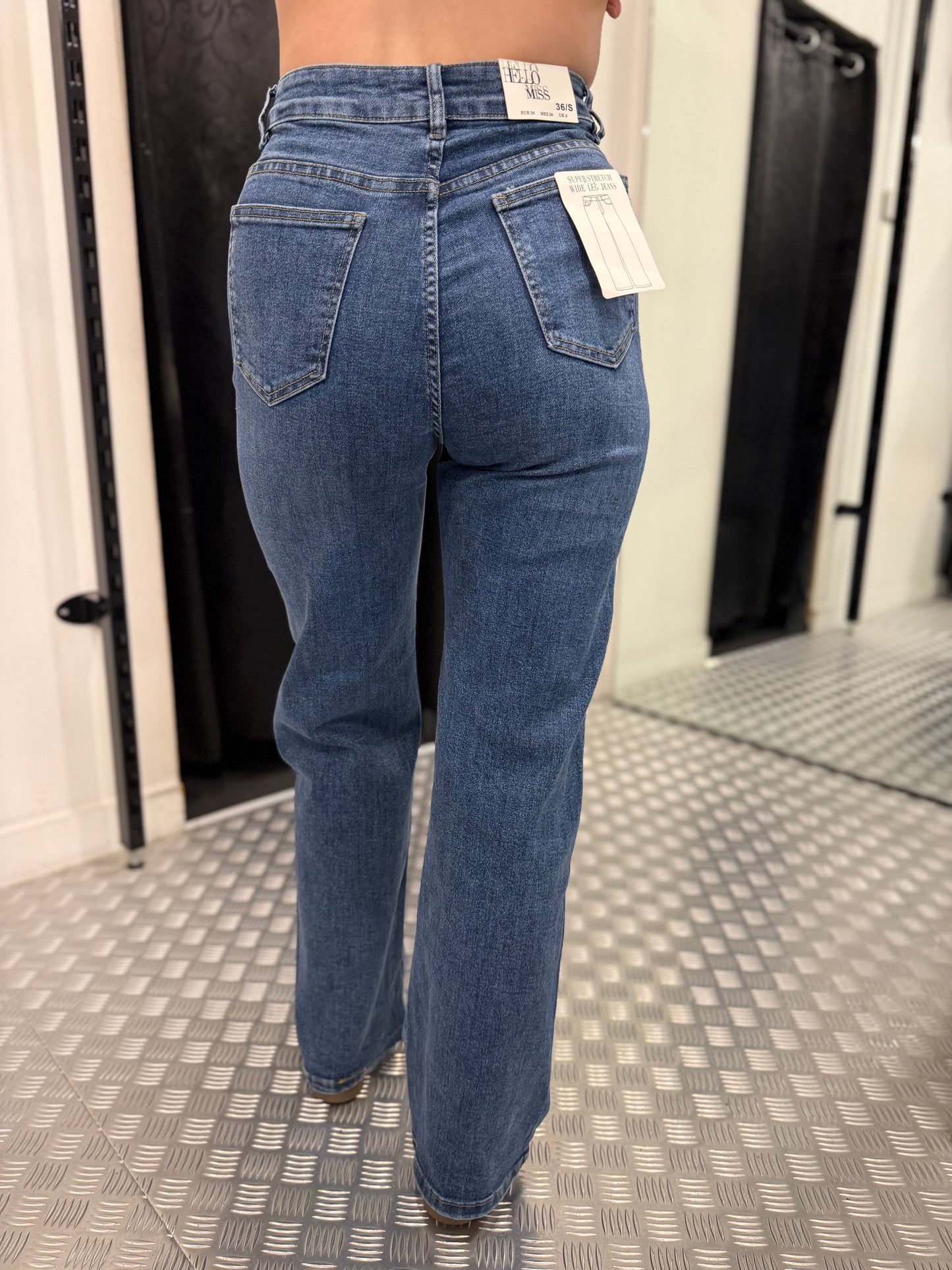 Medium blue wide leg HM