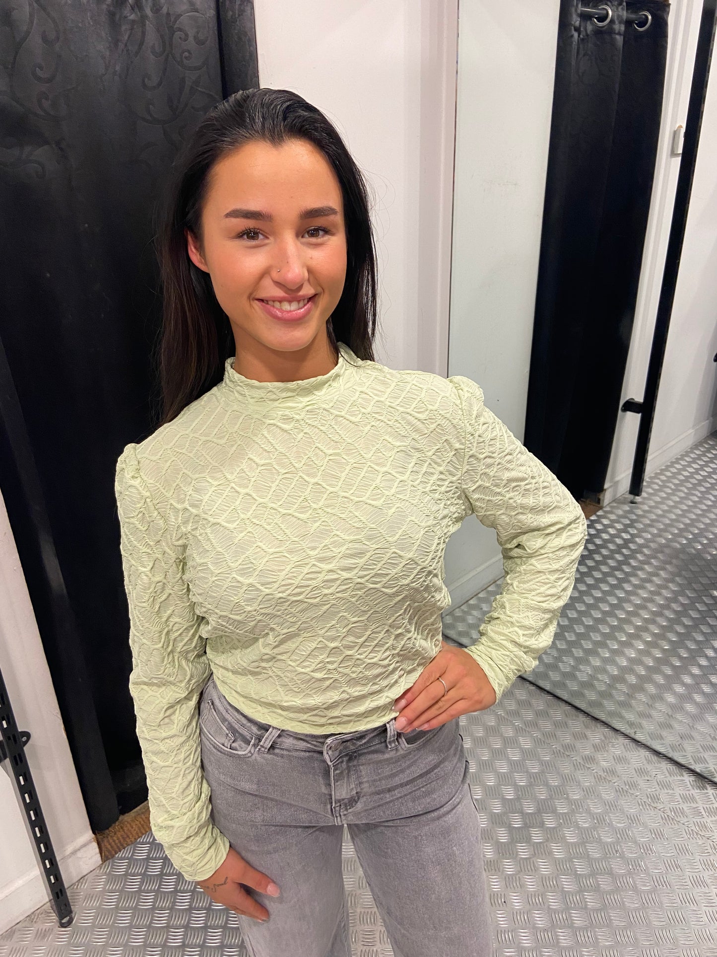 Snake mint top