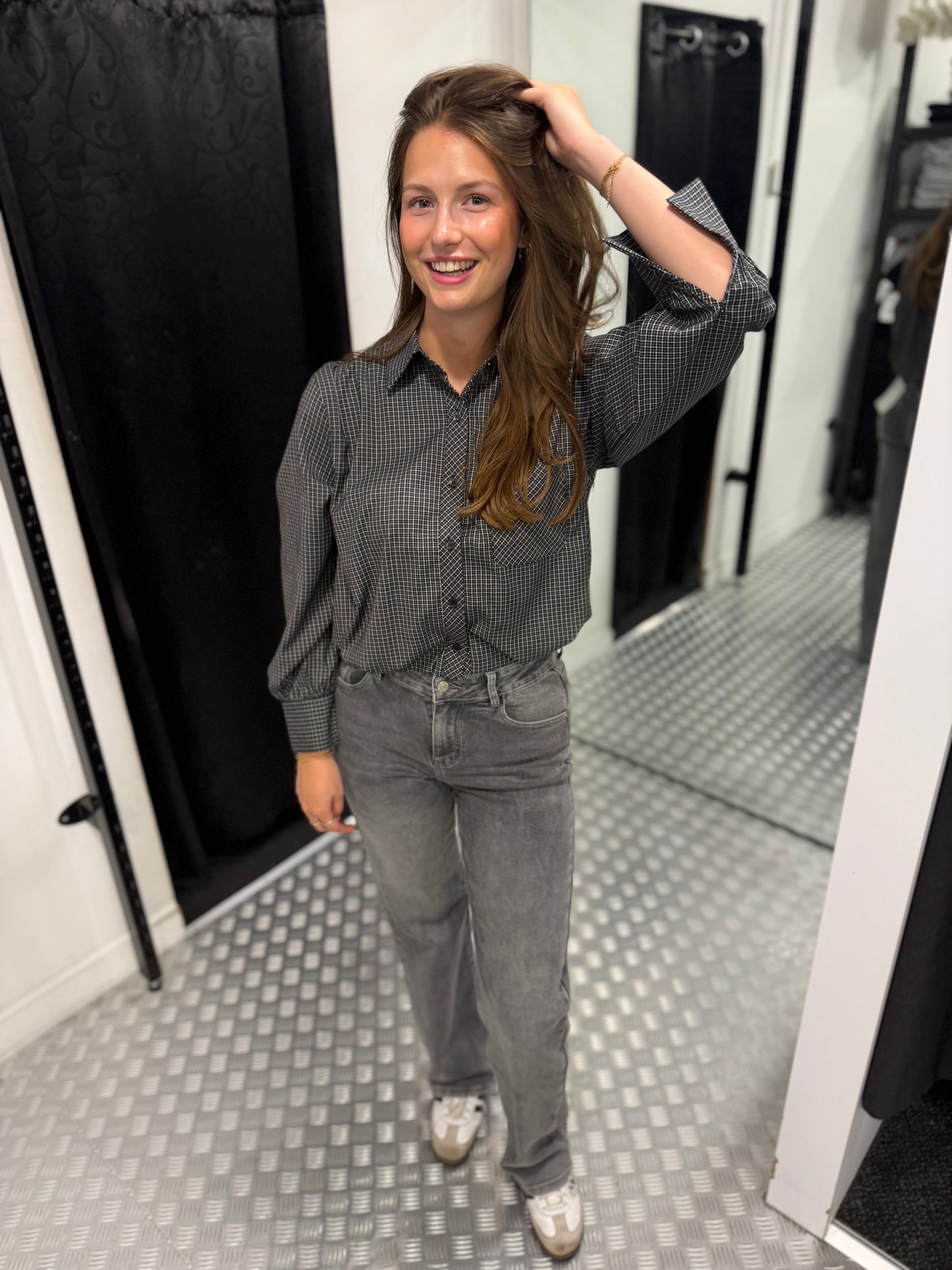Medium grey wide leg HM