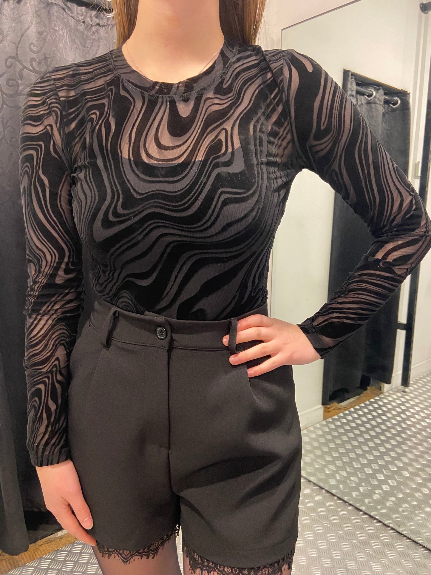 Black velvet body by swan