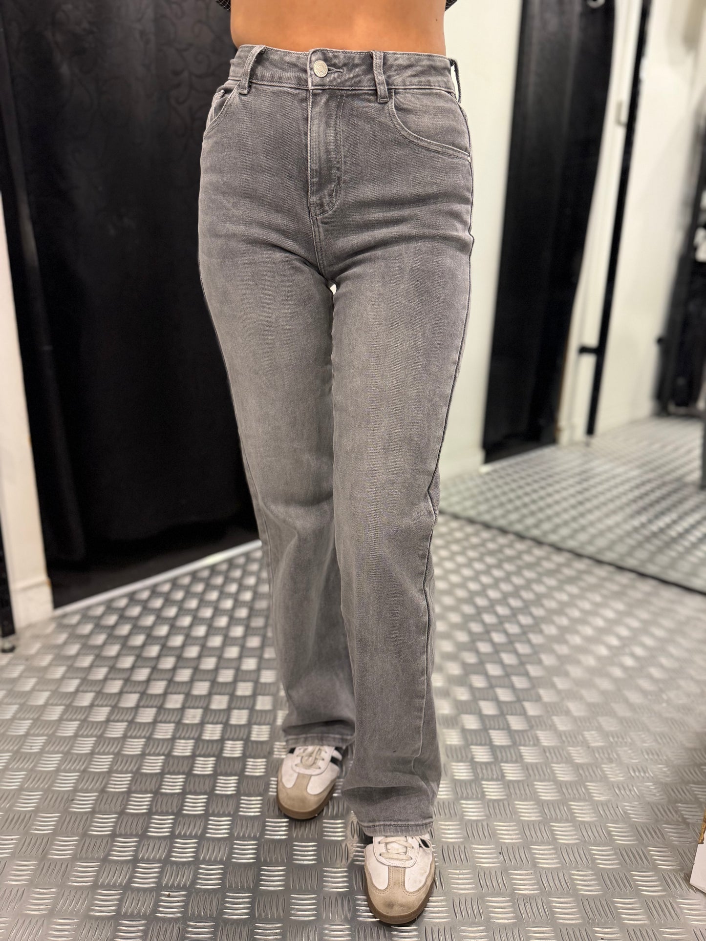 Medium grey wide leg HM