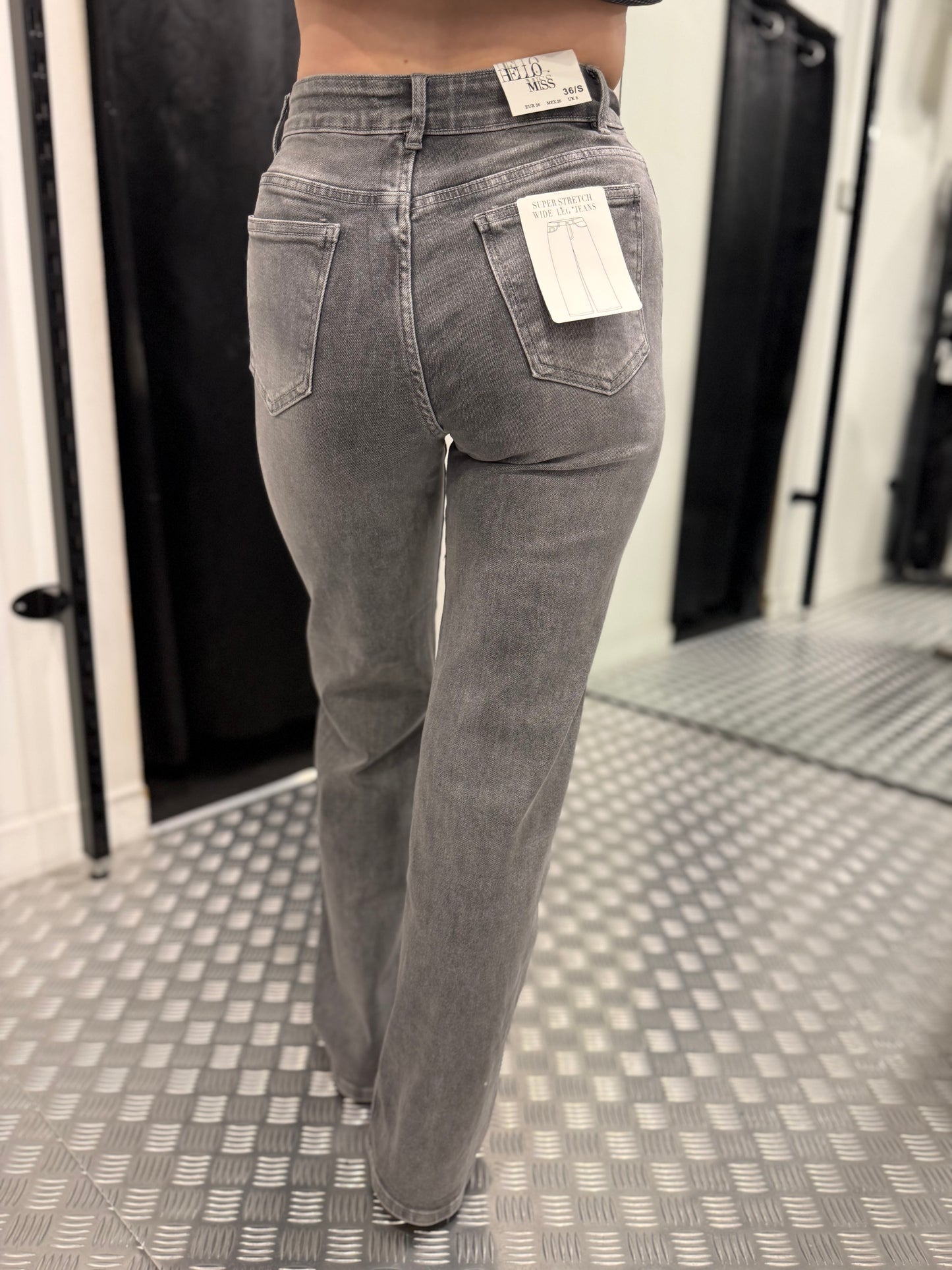 Medium grey wide leg HM