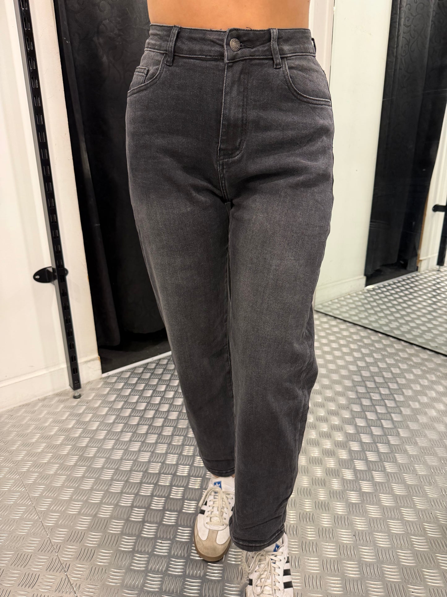 Stonewashed ballon jeans HM