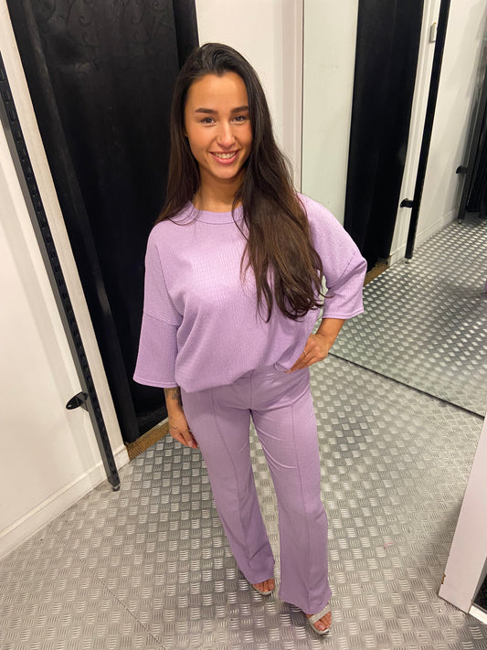 Lila oversized Comfy set