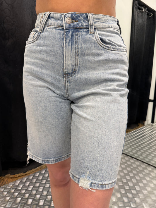 Baggy bermuda denim short Hello miss