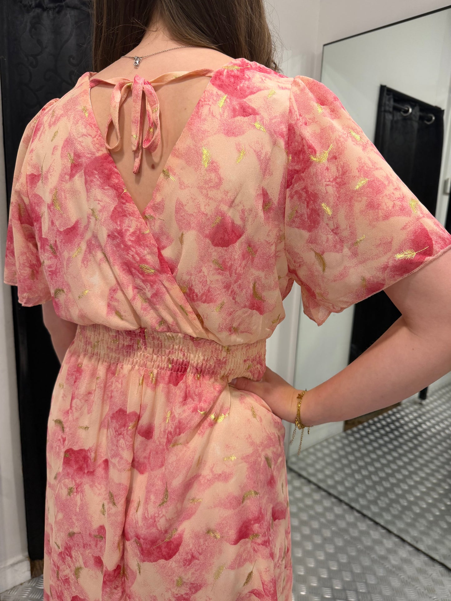 Pinky midi summer dress