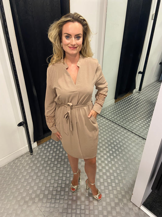 Taupe dress