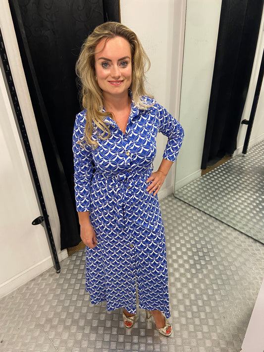Traffic Cobalt Dress By swan