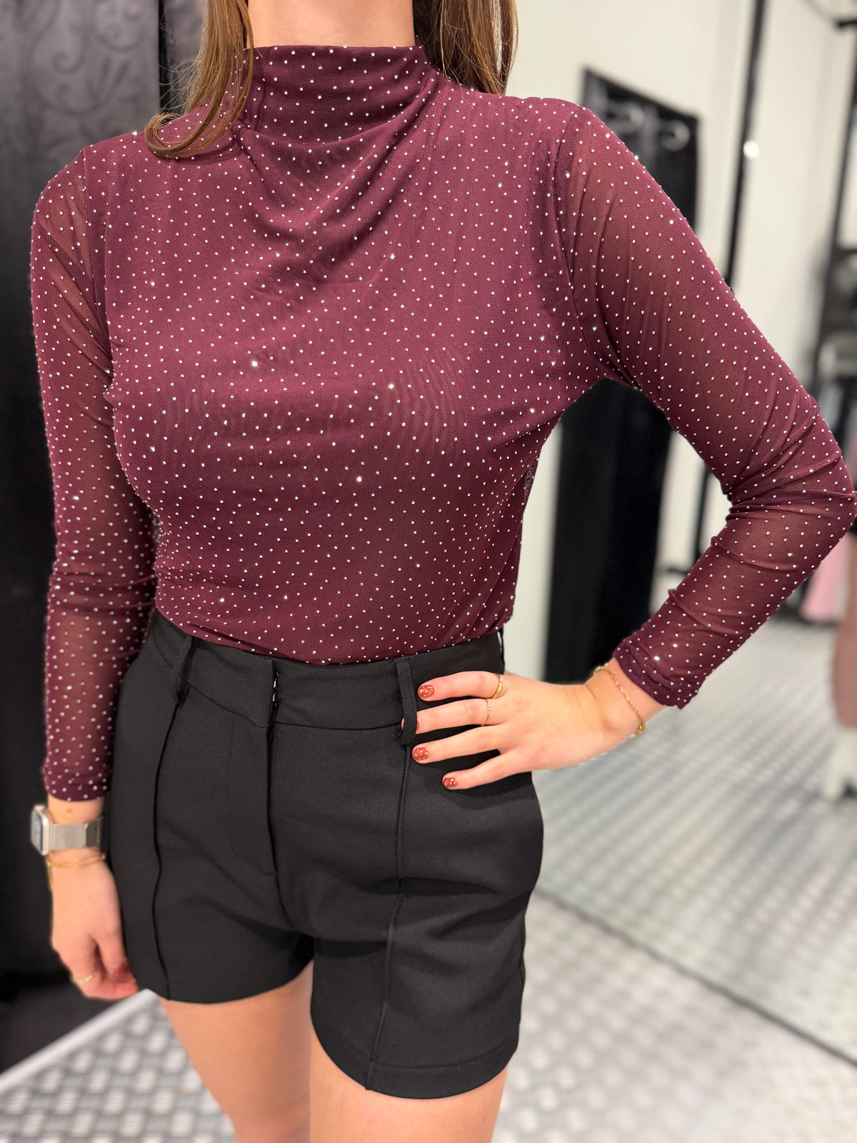 Black suzy short