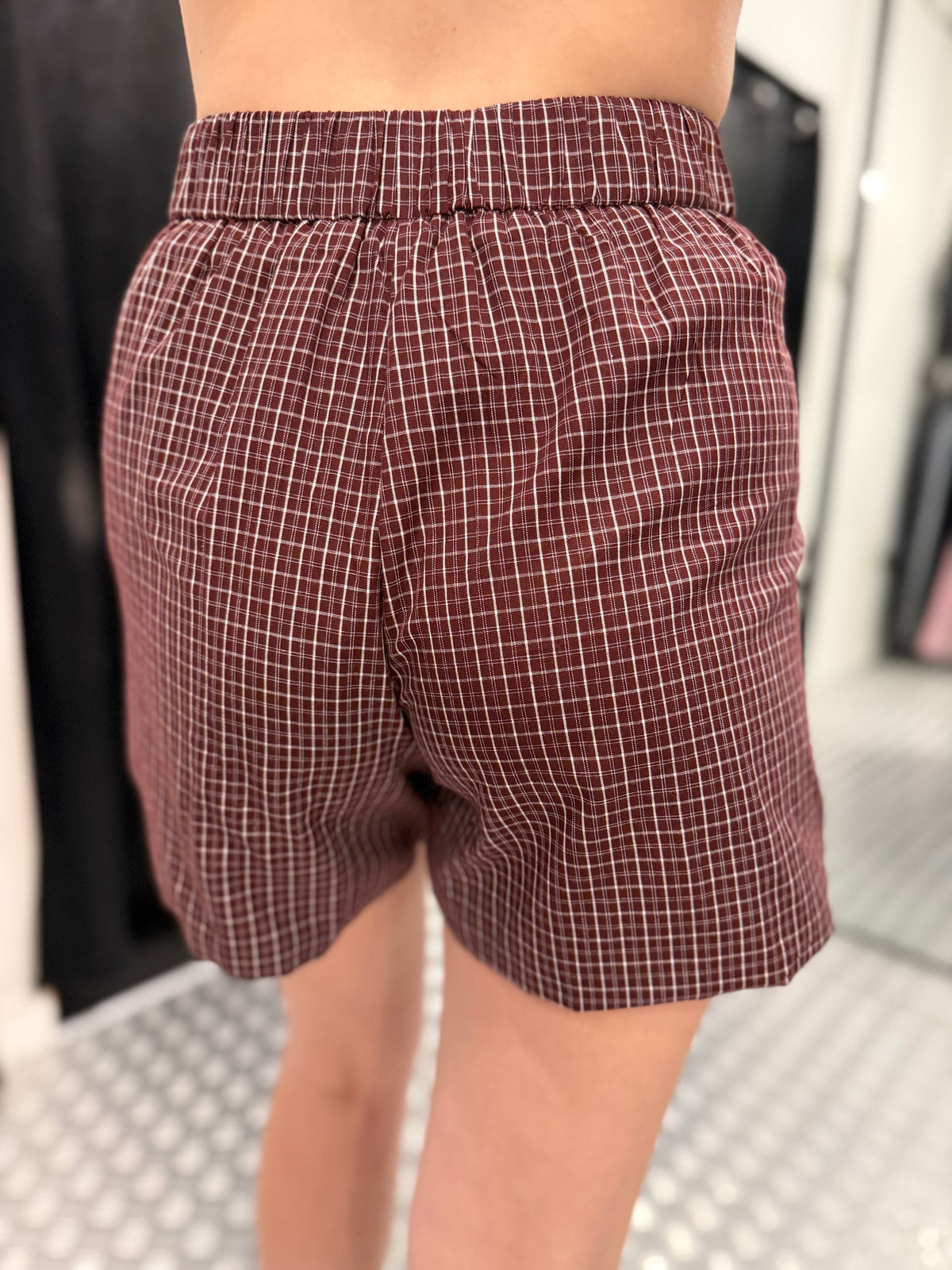 Bordeaux squared skort