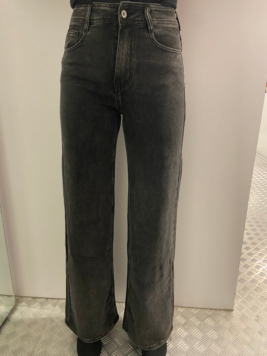 Stonewash wide leg jeans HM