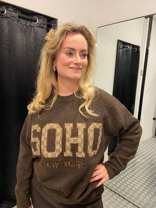 Brown knitted SOHO