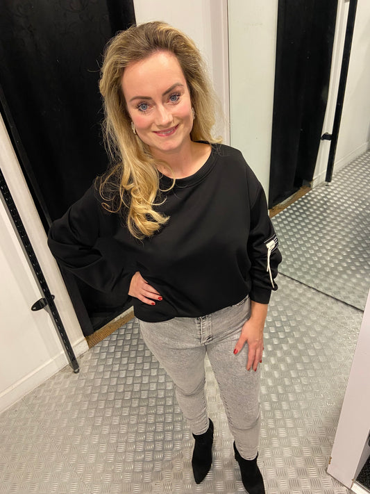 The black choice sweater