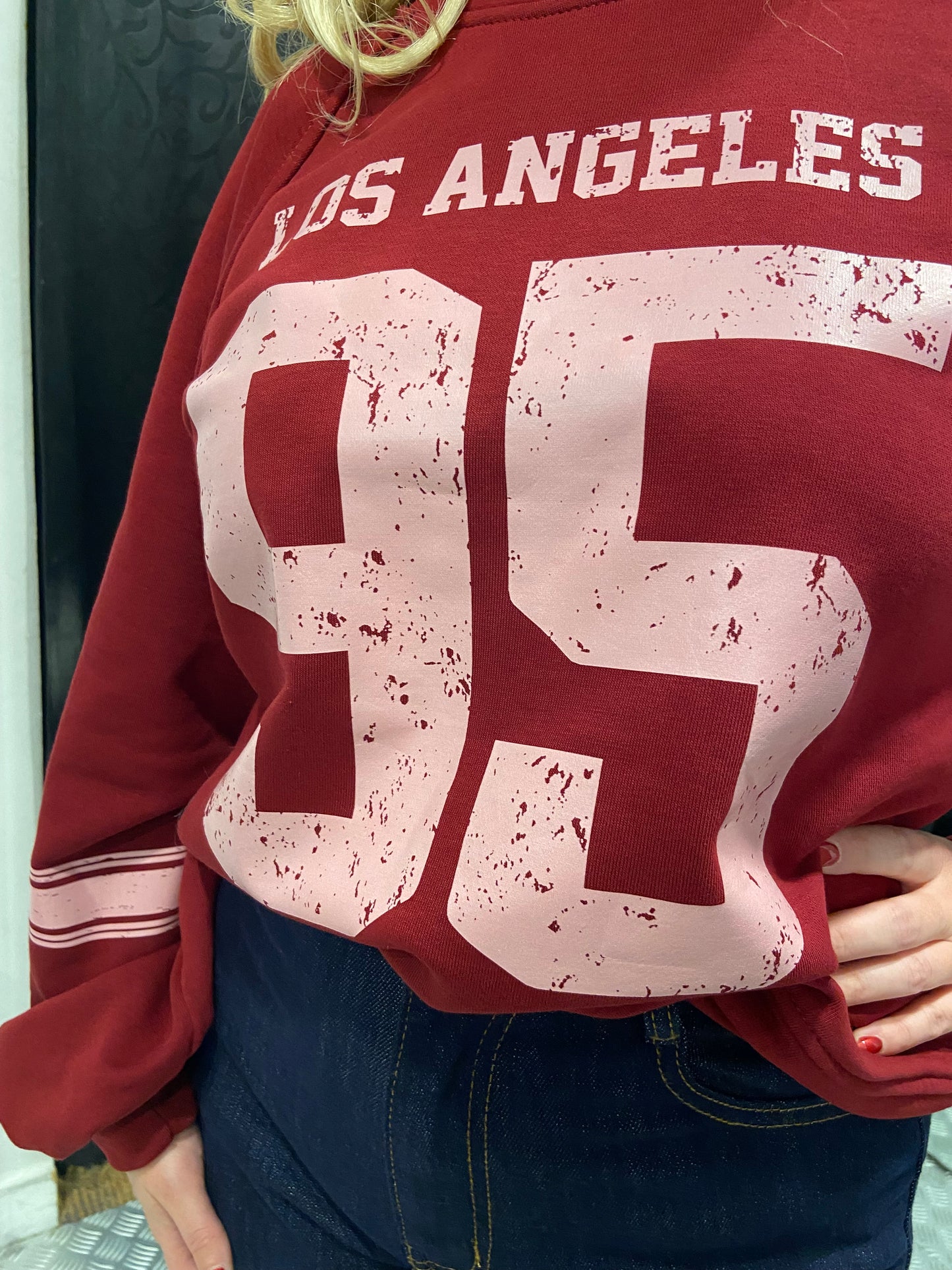 Los angeles sweater bordeaux
