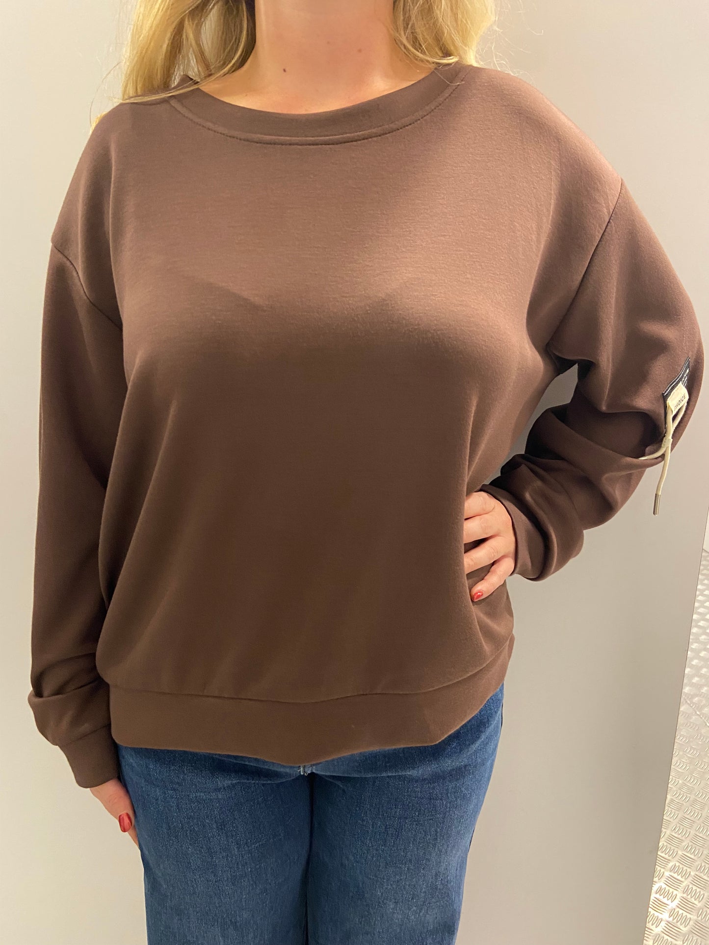 The brown choice sweater