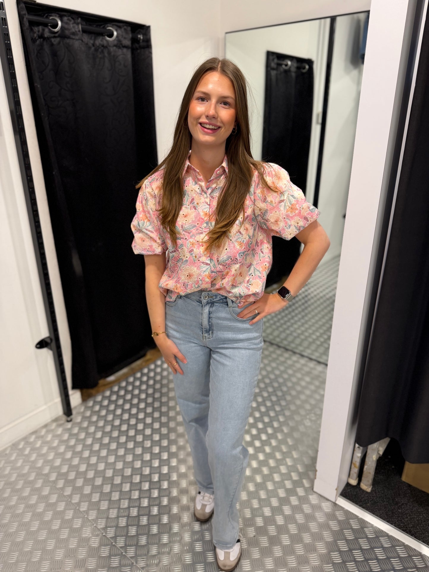 Flower candy blouse