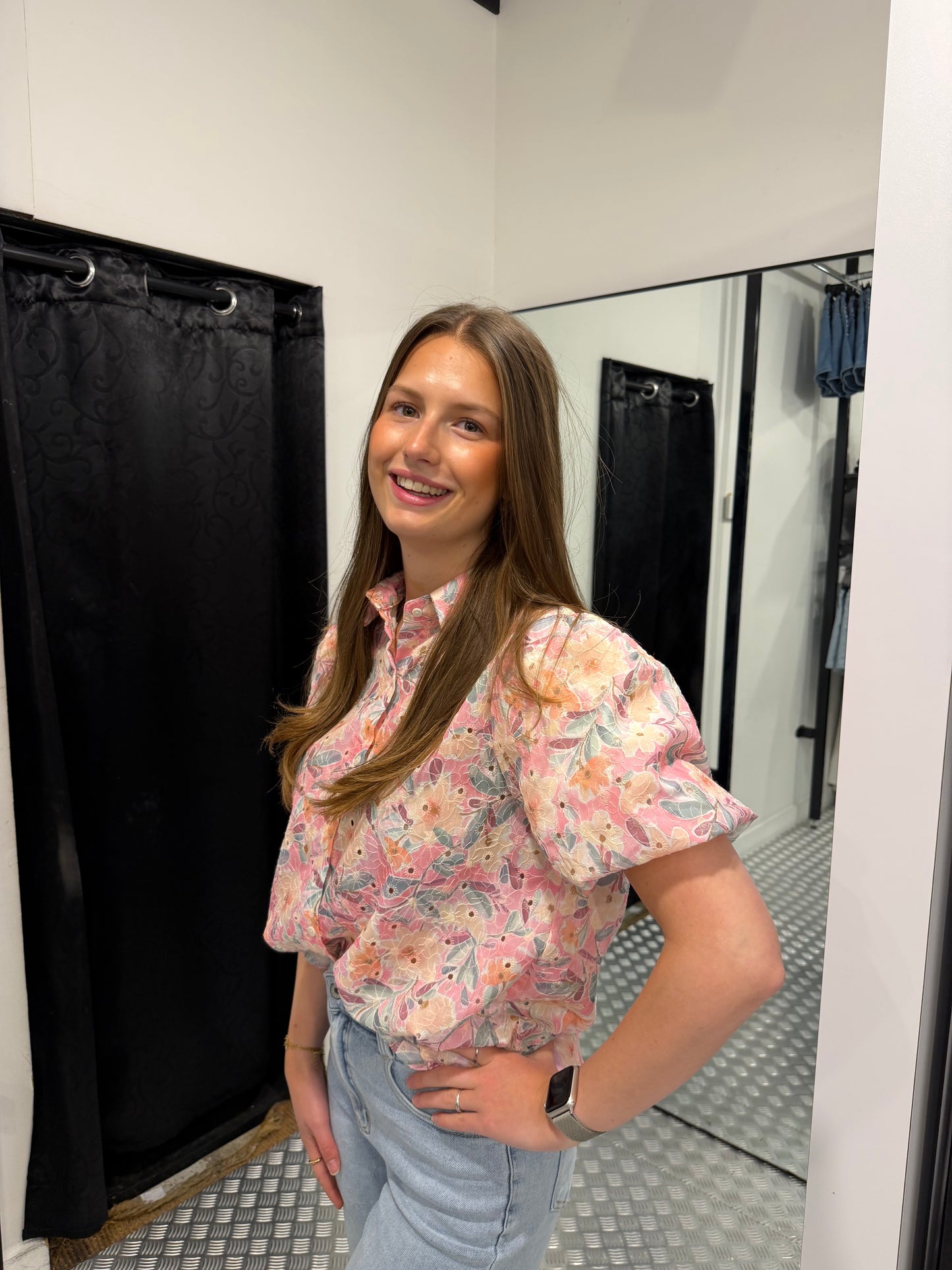 Flower candy blouse