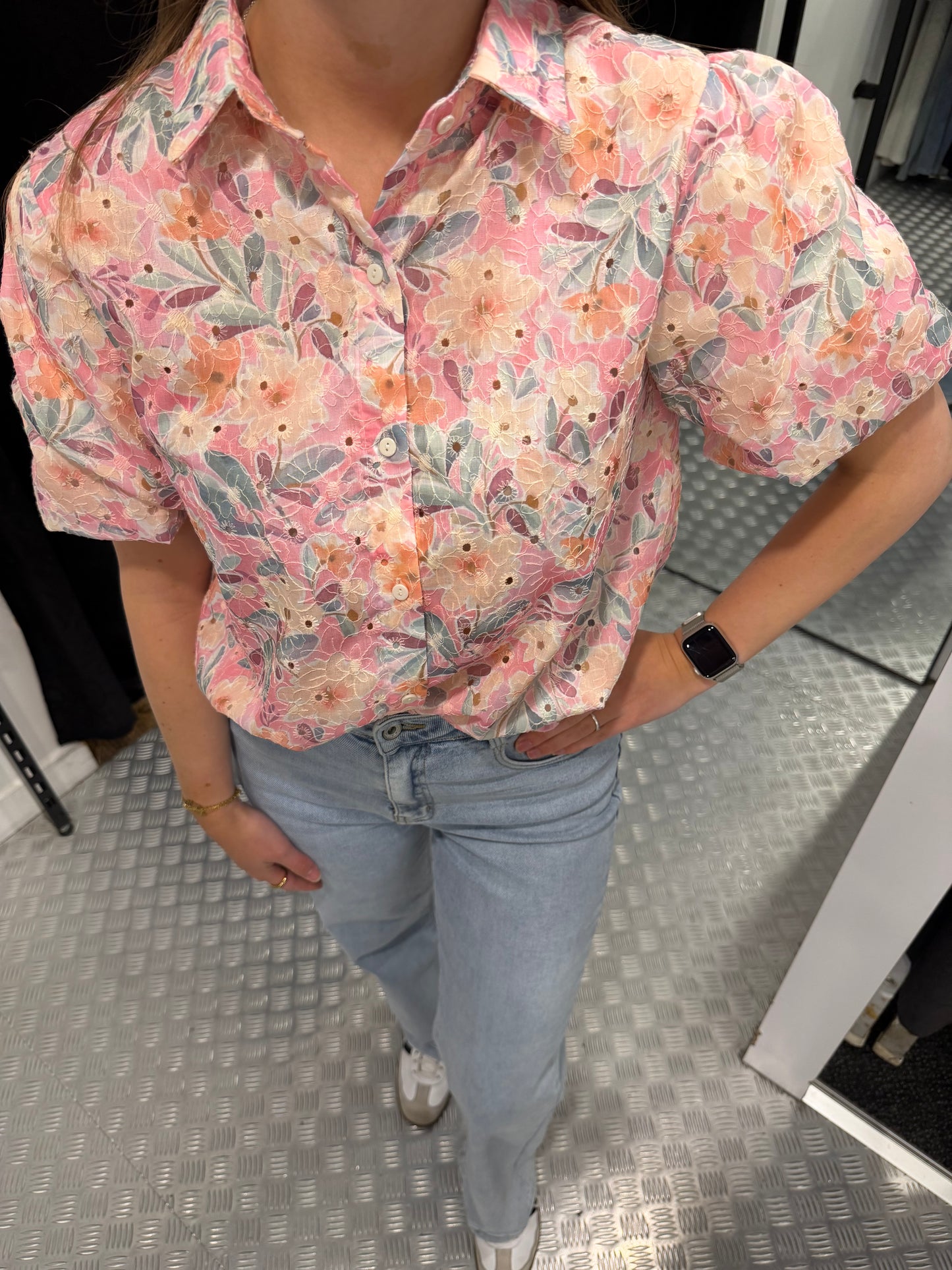 Flower candy blouse