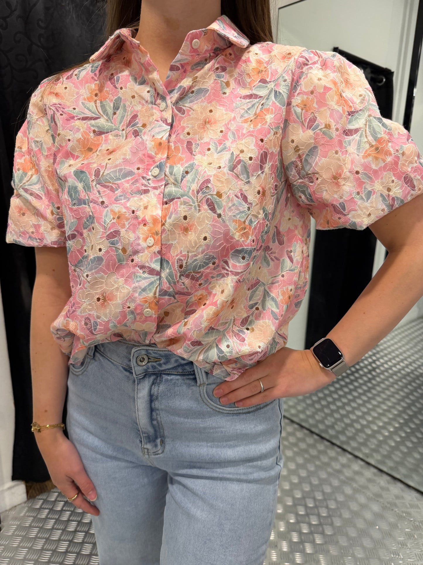 Flower candy blouse