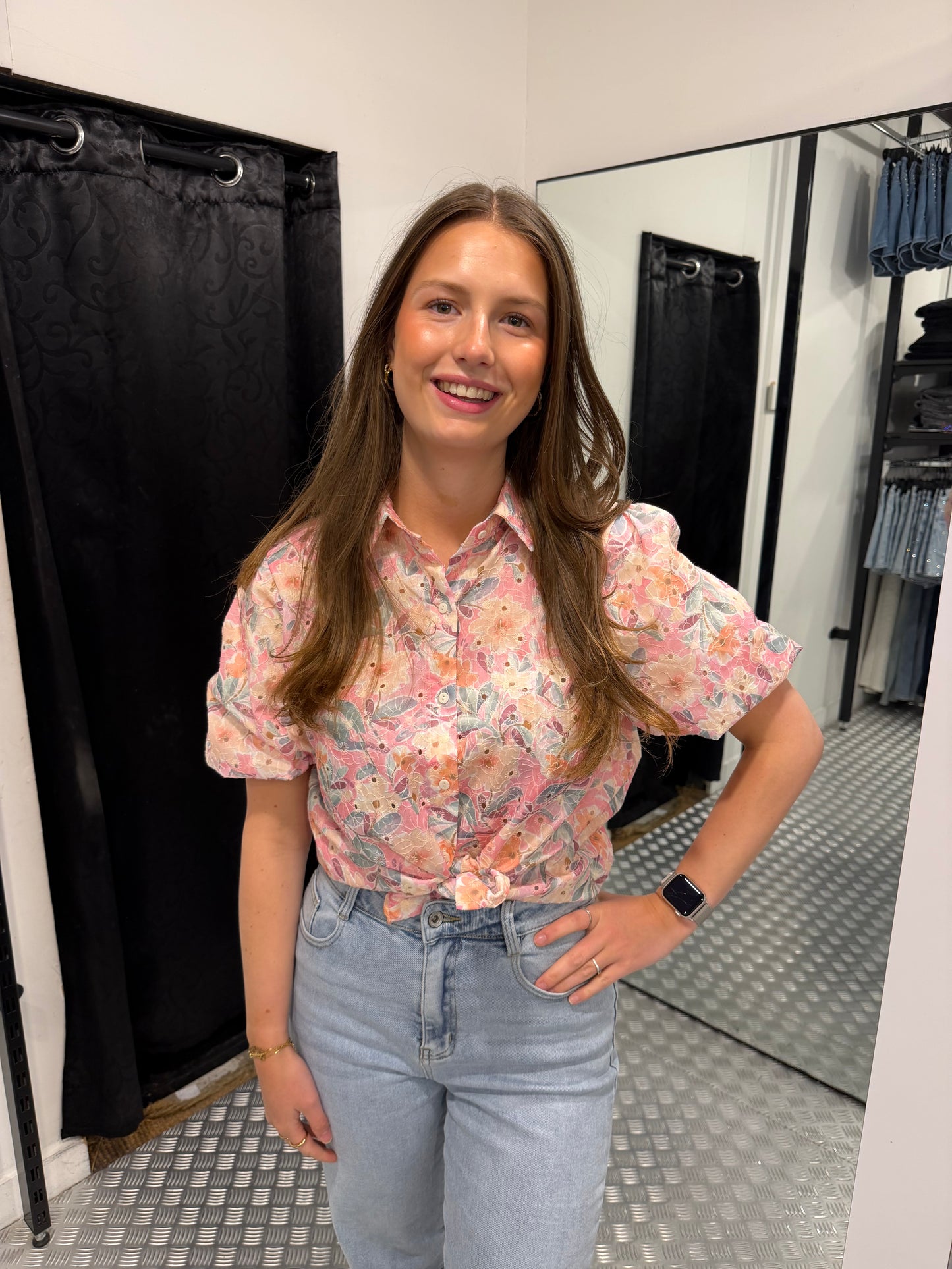 Flower candy blouse