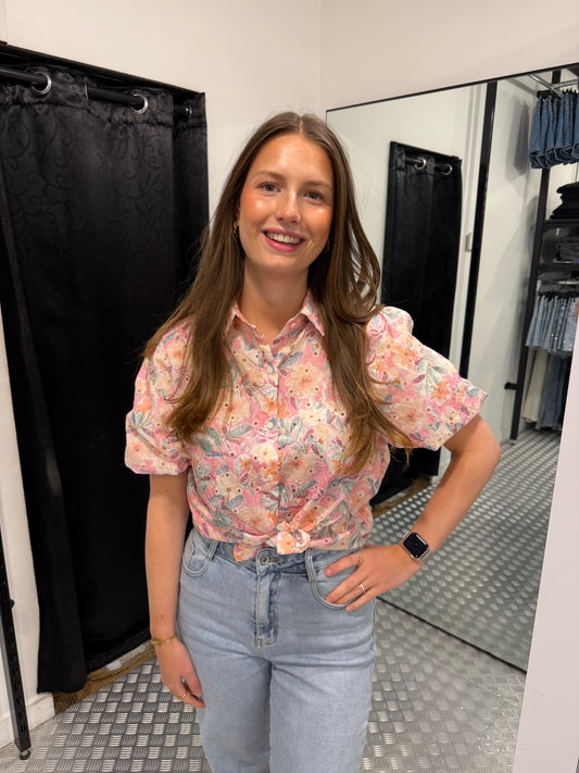 Flower candy blouse